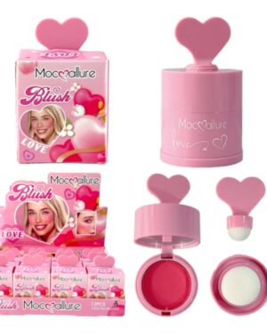 رژگونه قلبی پددار موکالر Mocallure